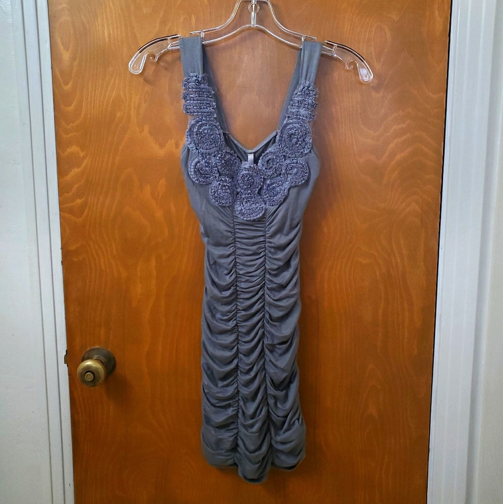 Womens grey bodycon dress